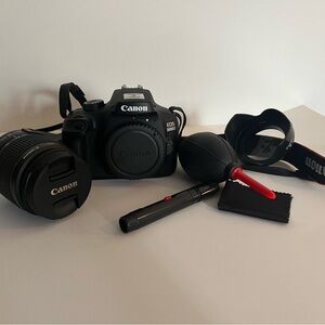 Canon EOS 3000D DSLR Camera Kit - Black